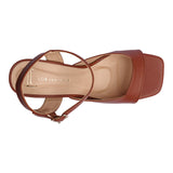 SANDALIA TACÓN PARA MUJER LOB FOOTWEAR CAFÉ 87805733