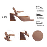 SANDALIA TACÓN PARA MUJER LOB FOOTWEAR BEIGE 87805734