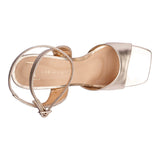 SANDALIA TACÓN PARA MUJER LOB FOOTWEAR ORO 87806046