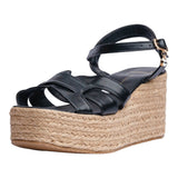 SANDALIA CUÑA PARA MUJER LOB FOOTWEAR NEGRO 87906090