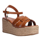 SANDALIA CUÑA PARA MUJER LOB FOOTWEAR TAN 87906091