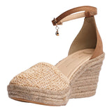 SANDALIA CUÑA PARA MUJER LOB FOOTWEAR BEIGE 87906466