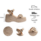 SANDALIA CUÑA PARA MUJER LOB FOOTWEAR TOPO 88806000