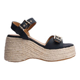 SANDALIA CUÑA PARA MUJER LOB FOOTWEAR NEGRO 88806001