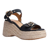 SANDALIA CUÑA PARA MUJER LOB FOOTWEAR NEGRO 88806001
