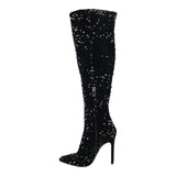 Bota Para Mujer Lob Footwear Sequin Negro 59404525