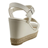 Sandalia Cuña Para Mujer Lob Footwear Booth Beige 04504704