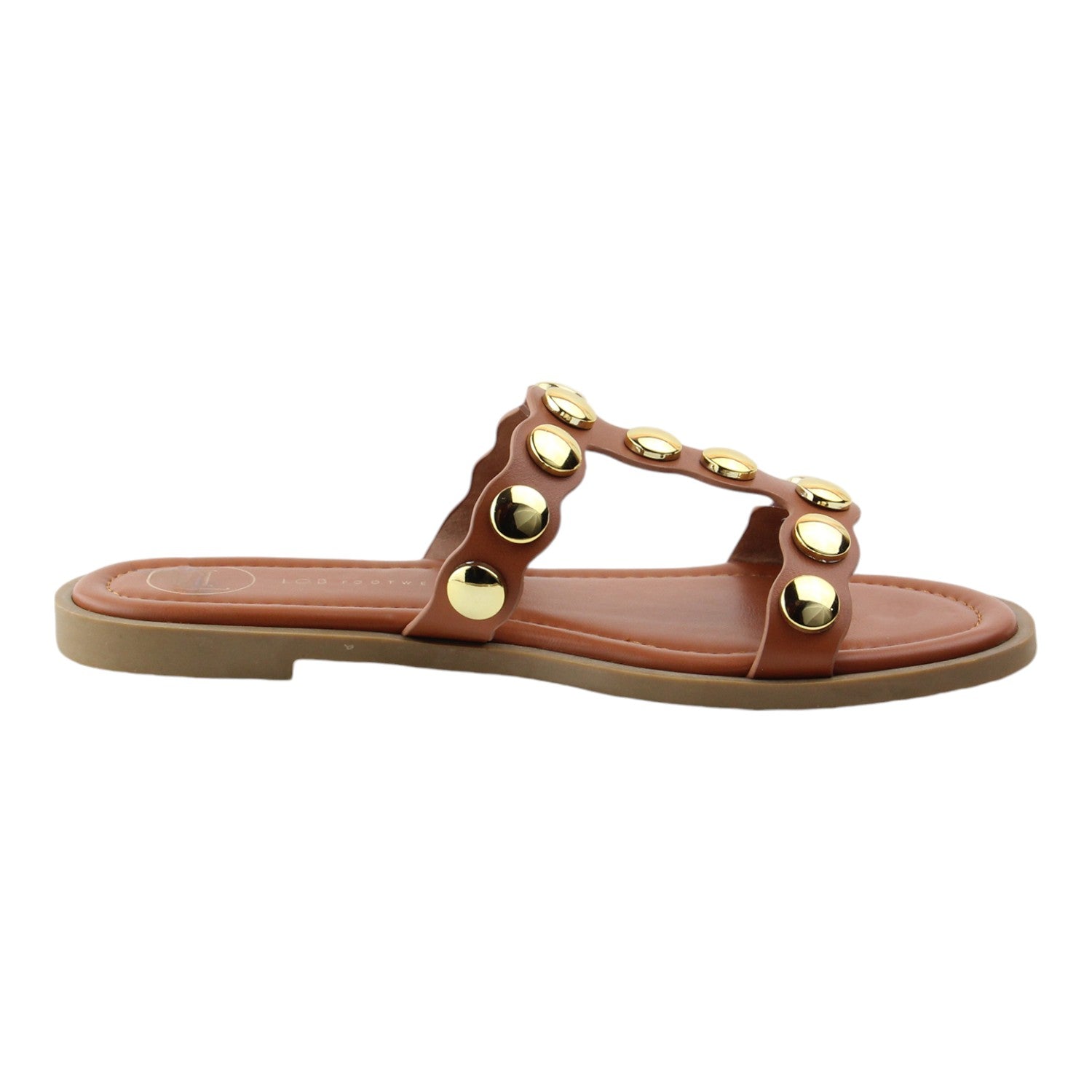 SANDALIA DE PISO CAFÉ PARA MUJER  LOB FOOTWEAR 92804103