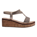 SANDALIA CUÑA PARA MUJER LOB FOOTWEAR ROSE GOLD 89306029