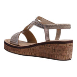 SANDALIA CUÑA PARA MUJER LOB FOOTWEAR ROSE GOLD 89306029