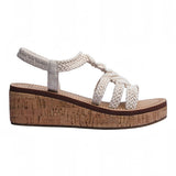 SANDALIA CUÑA PARA MUJER LOB FOOTWEAR BEIGE 89306026