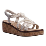 sandalia cuna para mujer lob footwear crochet beige 90605046