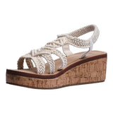 SANDALIA CUÑA PARA MUJER LOB FOOTWEAR BEIGE 89306026