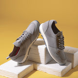 Tenis Para Hombre Lob Footwear Textil Gris 90804018