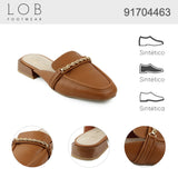 flat para mujer lob footwear pu cafe 91704463