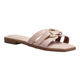 sandalia piso para mujer lob footwear pu beige 91805031