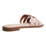 sandalia piso para mujer lob footwear pu beige 91805031
