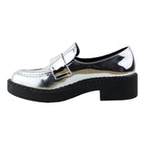 Brogue Para Mujer Lob Footwear Pu Plata 92804963