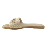 sandalia piso para mujer lob footwear rafia beige 91905041