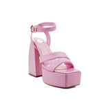 SANDALIA TACÓN PARA MUJER LOB FOOTWEAR ROSA 92003104