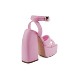 SANDALIA TACÓN PARA MUJER LOB FOOTWEAR ROSA 92003104