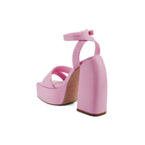 SANDALIA TACÓN PARA MUJER LOB FOOTWEAR ROSA 92003104