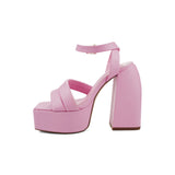 SANDALIA TACÓN PARA MUJER LOB FOOTWEAR ROSA 92003104