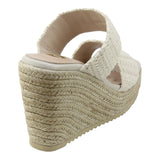 sandalia cuna para mujer lob footwear textile beige 92005028