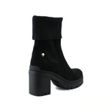 BOTIN NEGRO PARA MUJER DE SUEDE LOB FOOTWEAR 92304506