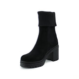 BOTIN NEGRO PARA MUJER DE SUEDE LOB FOOTWEAR 92304506