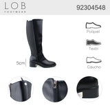 bota para mujer lob footwear pu negro 92304548