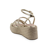 SANDALIA CUÑA PARA MUJER LOB FOOTWEAR ORO 92404080