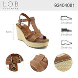 sandalia cuna para mujer lob footwear pu café 92404081