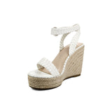 SANDALIA CUÑA PARA MUJER LOB FOOTWEAR BLANCO 92503074