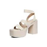 SANDALIA TACÓN PARA MUJER LOB FOOTWEAR BEIGE 92503079