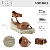 Alpargata para mujer Lob Footwear Pu Café 92604024