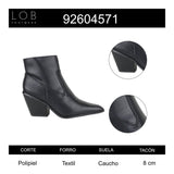 Bota Para Mujer Lob Footwear Pu Negro 92604571