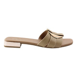 sandalia piso para mujer lob footwear pu beige 92805038