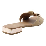 sandalia piso para mujer lob footwear pu beige 92805038