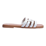 sandalia piso para mujer lob footwear pu blanco 93105017