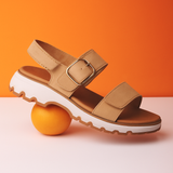 SANDALIA PISO PARA MUJER LOB FOOTWEAR PU BEIGE 93205488