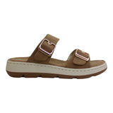 sandalia piso para mujer lob footwear pu cafe 93205491