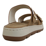 sandalia piso para mujer lob footwear pu cafe 93205491
