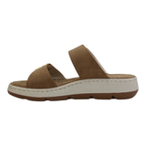 sandalia piso para mujer lob footwear pu cafe 93205491