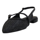 flat para mujer lob footwear rafia negro 93405056