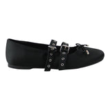 Flat Para Mujer Lob Footwear Satin Negro 91904999