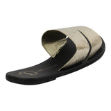 Sandalia Piso Para Mujer Lob Footwear Vetro Salamandra Oro 15104472