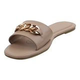 Sandalia Piso Para Mujer Lob Footwear Nairobi Beige 15104482