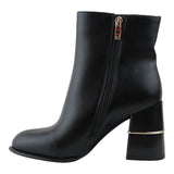 Botin Para Mujer Lob Footwear Pu Negro 59404521