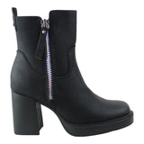 Botin Para Mujer Lob Footwear Pu Negro 57704535